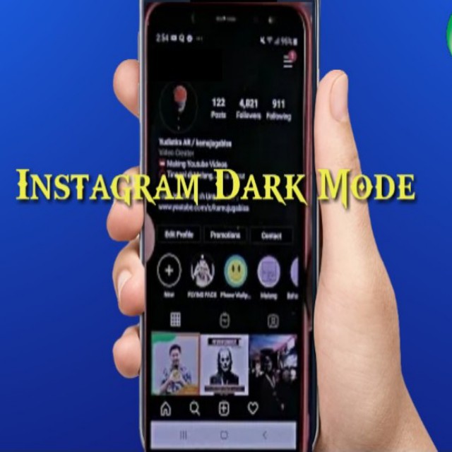 Cara Mengaktifkan Dark Mode di instagram Hp Android